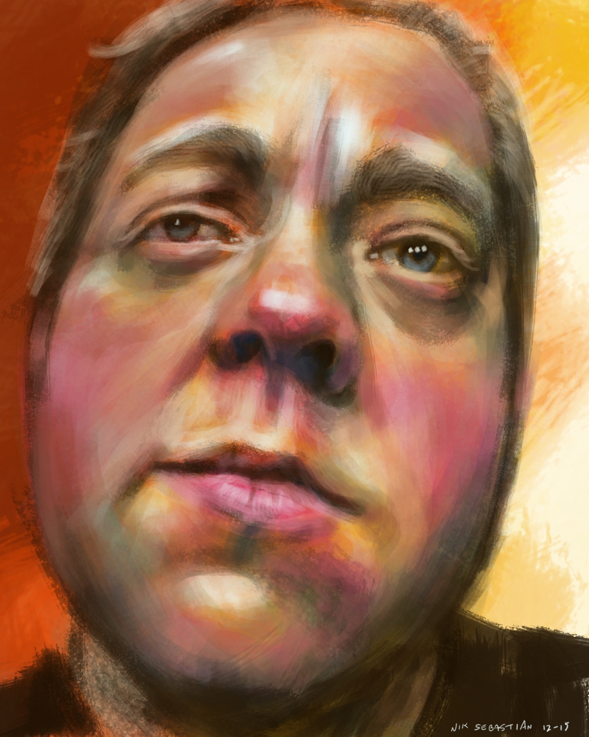 Self-portrait in Photoshop (11/15)