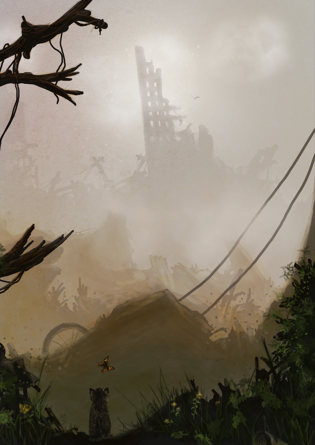 Post-Apocalyptic Kitten