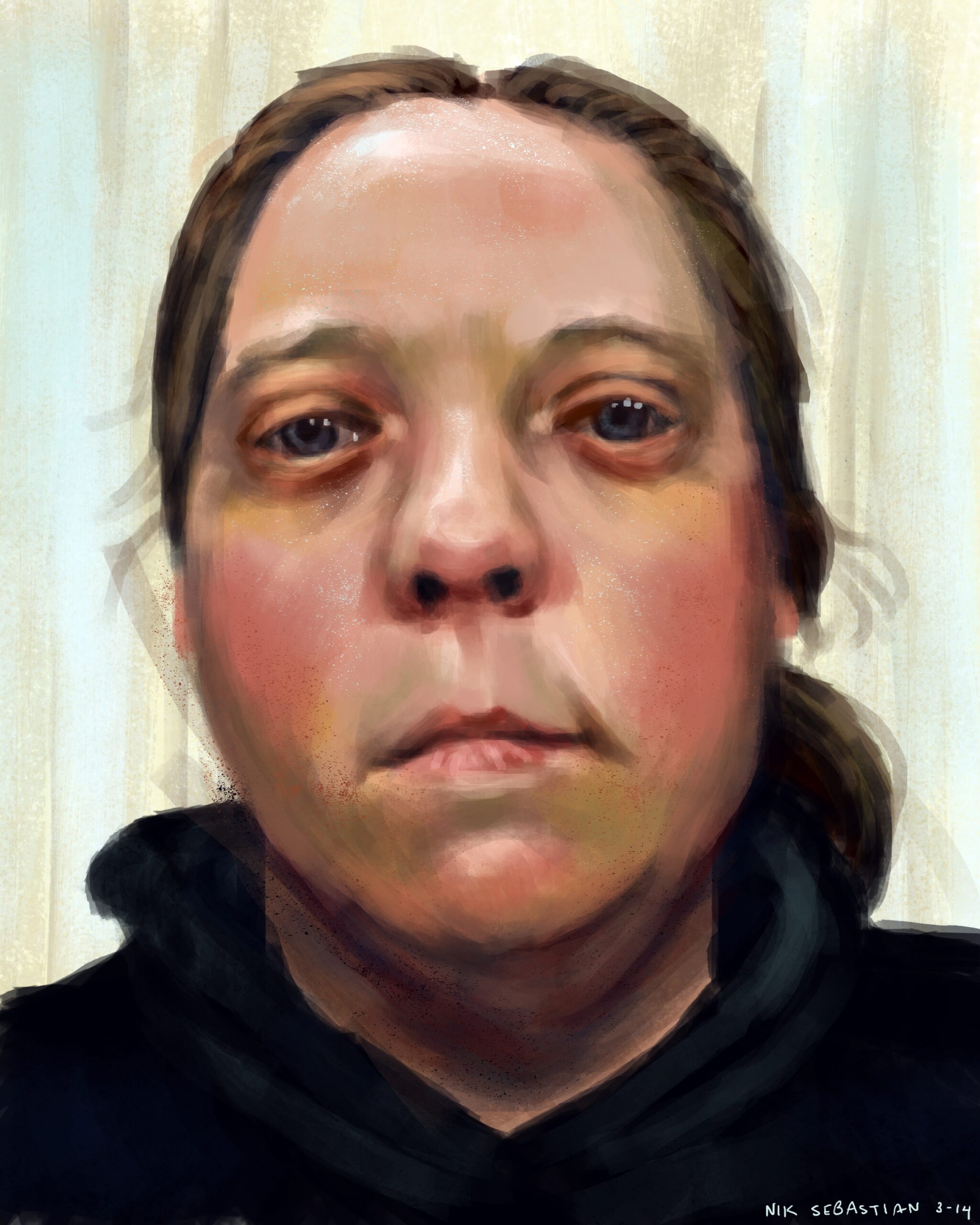 Self-portrait in Photoshop (3/14)