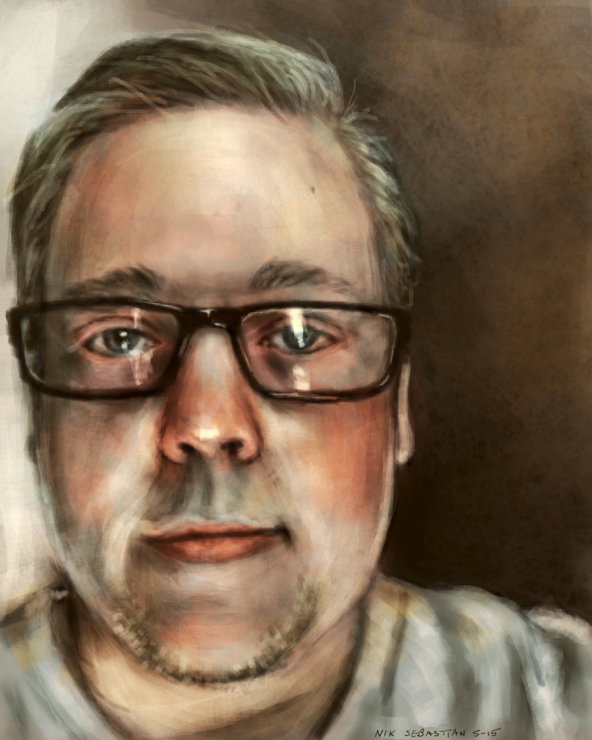 Self-portrait in Photoshop (5/15)