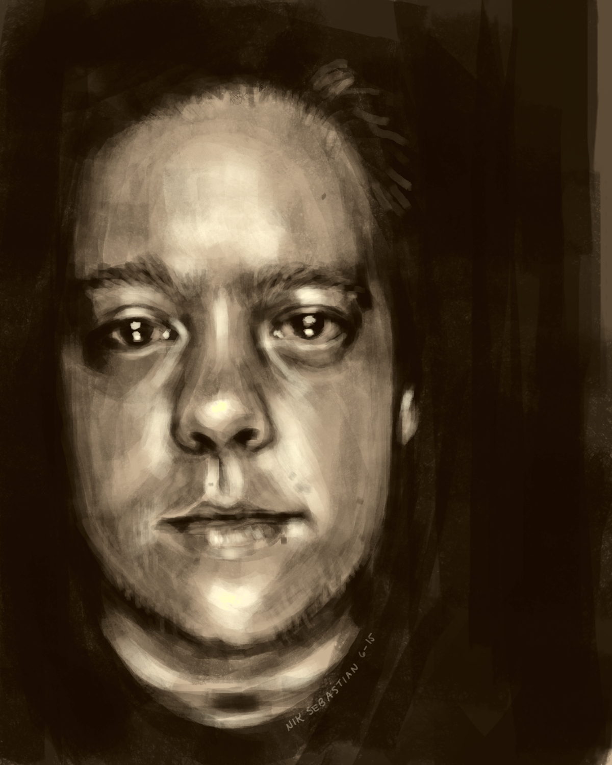 Self-portrait in Photoshop (6/15)