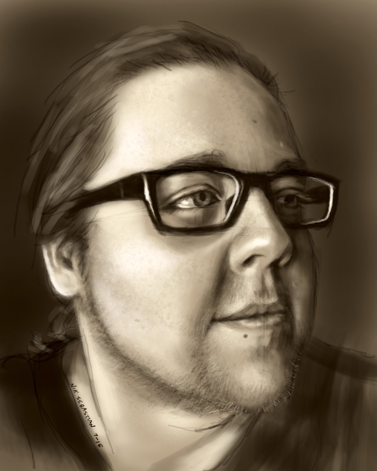 Self-portrait in Photoshop (7/15)