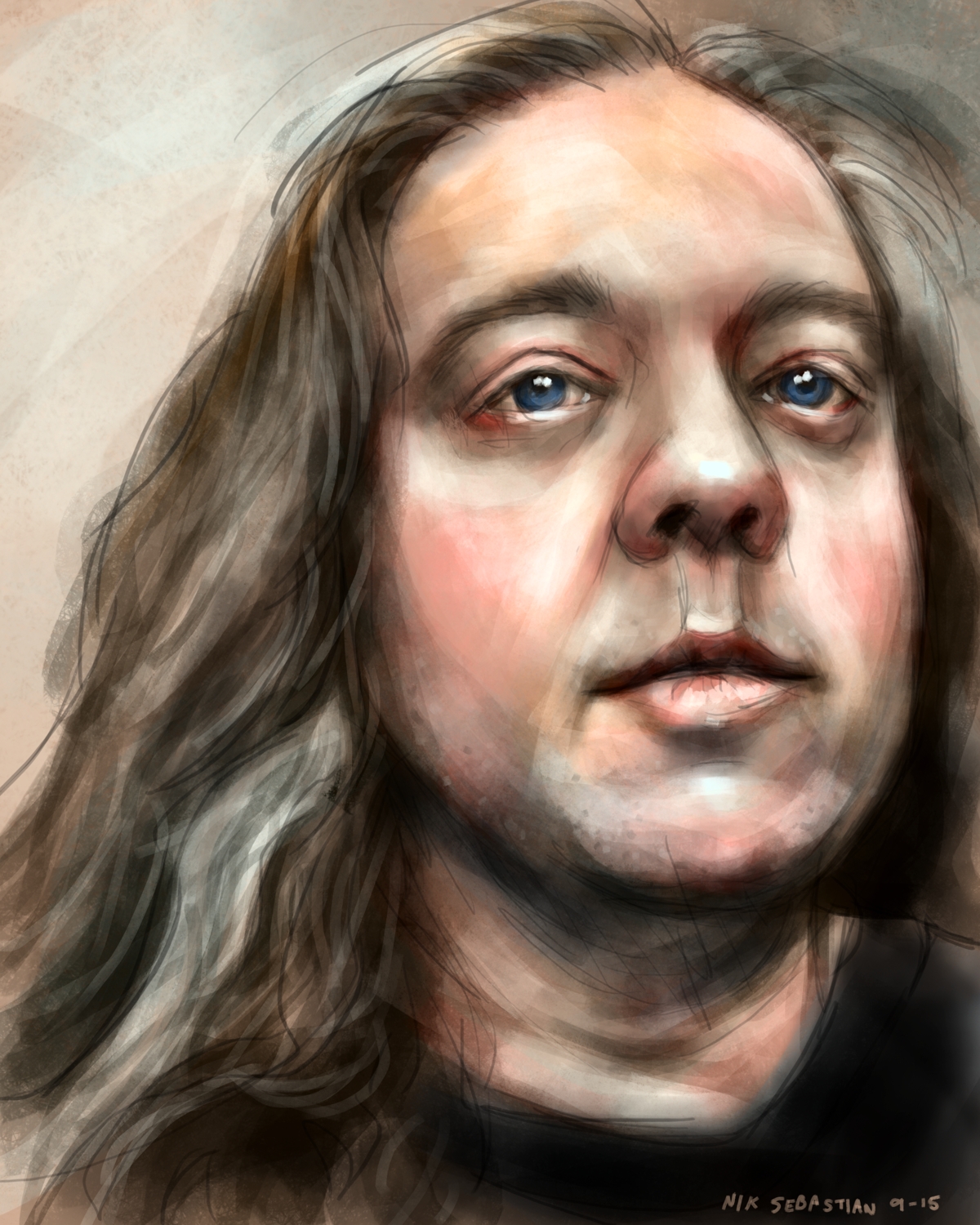 Self-portrait in Photoshop (9/15)