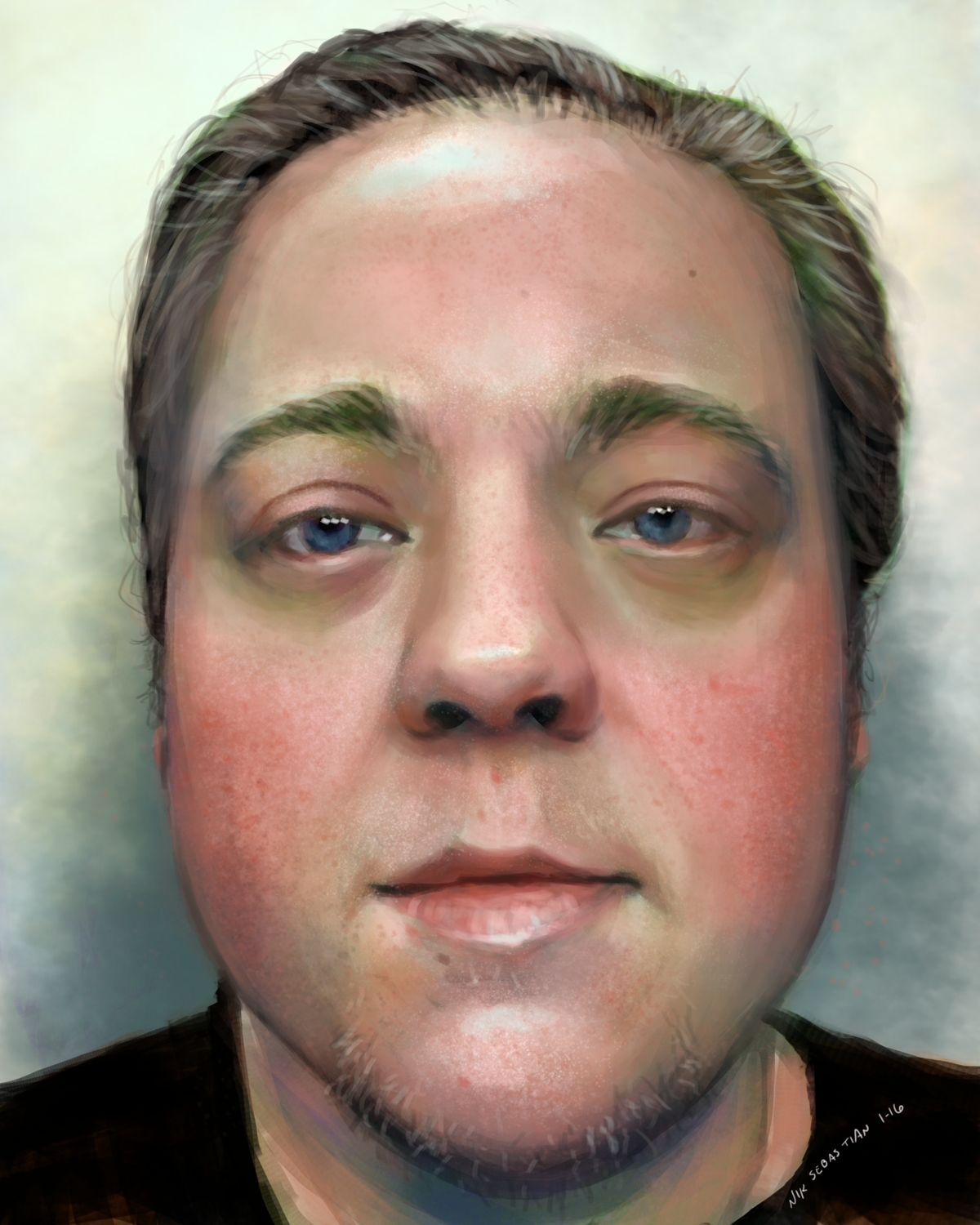 Self-portrait in Photoshop (1/16)