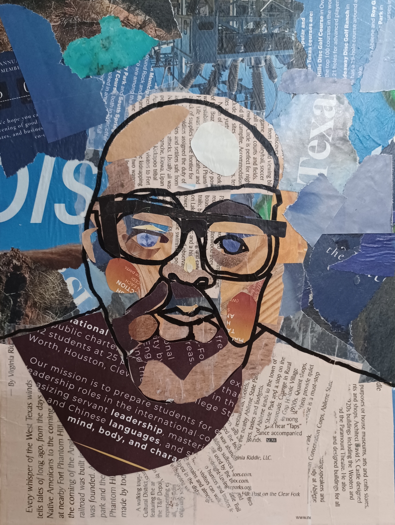 Collage Self-portrait